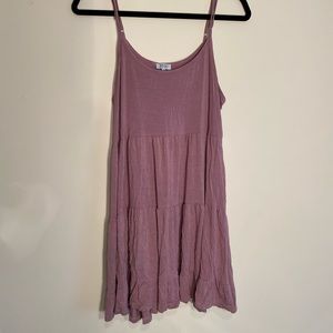 Tobi Spaghetti Strap Tiered Sundress